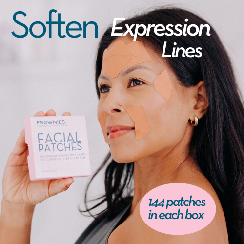 Soften expression lines graphic for Frownies