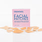 pink box of Corners of Eyes & Mouth Wrinkle Patches Facial Patches Frownies for smile lines and crows feet