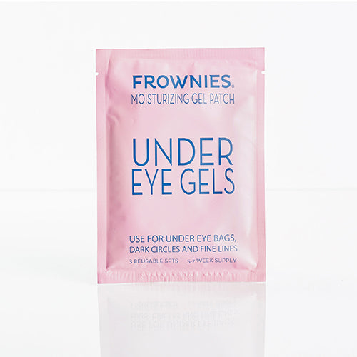 pink package of Cactus Collagen Under Eye Gels Facial Patches Frownies   