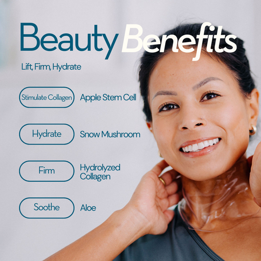 Beauty benefits for apple serum neck mask - Lift, Firm, Hydrate