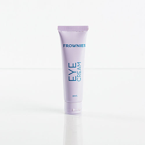 lavender tube of Vitamin E Eye Cream Skincare Products Frownies  