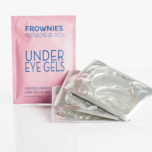 pink package of Cactus Collagen Under Eye Gels Facial Patches Frownies   