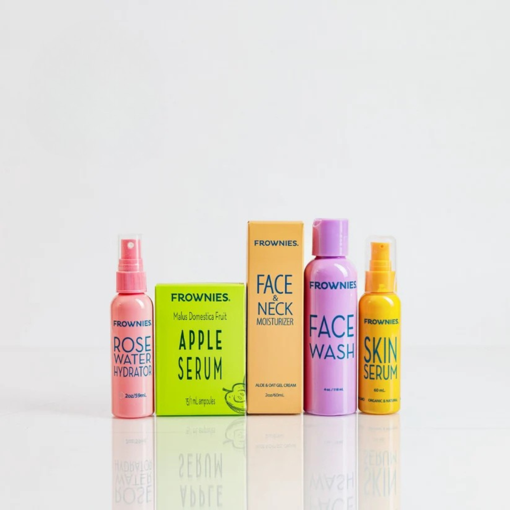 Frownies Skincare Basics with Rose Water Hydrating Spray