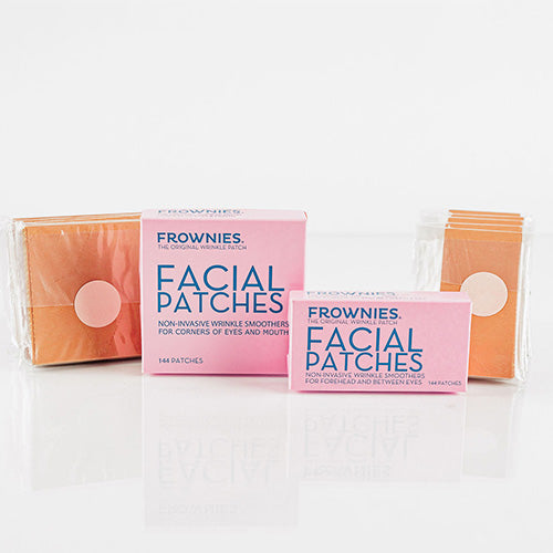 frownies bulk bundle one box for corners of the eyes and mouth with five refills and one box of forehead and between the eyes with five refills