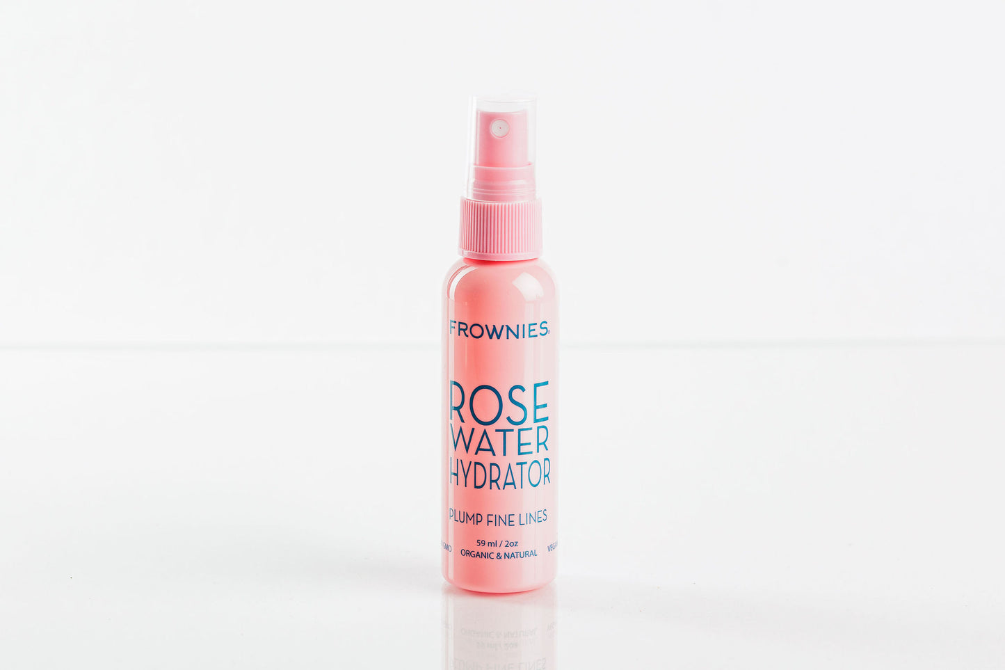 frownies rose water hydrator pink spray bottle The Frownies   