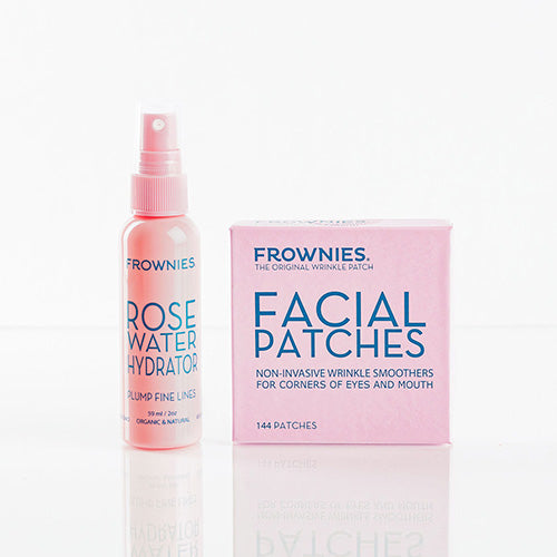 Facial Patches with Rosewater Hydrator Spray  The Frownies Corners of Eyes and Mouth with Rosewater  