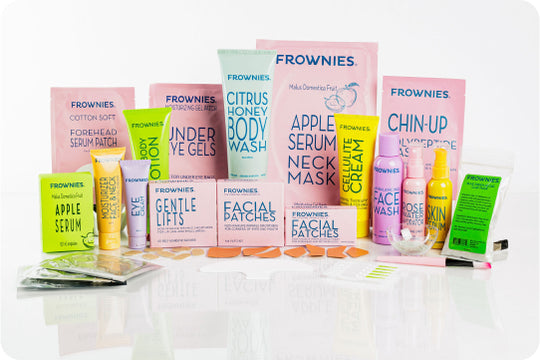 Frownies plant-based natural and organic skin care products