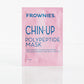  Frownies chin up polypeptide mask, jaw line, neck lines, smooth and tighten jaw line, improve jowls