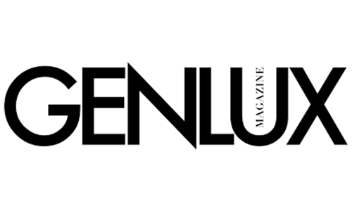 the logo for genlux magazine