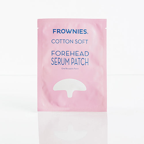 pink package of Serum Patch for Forehead Wrinkles Facial Patches Frownies   